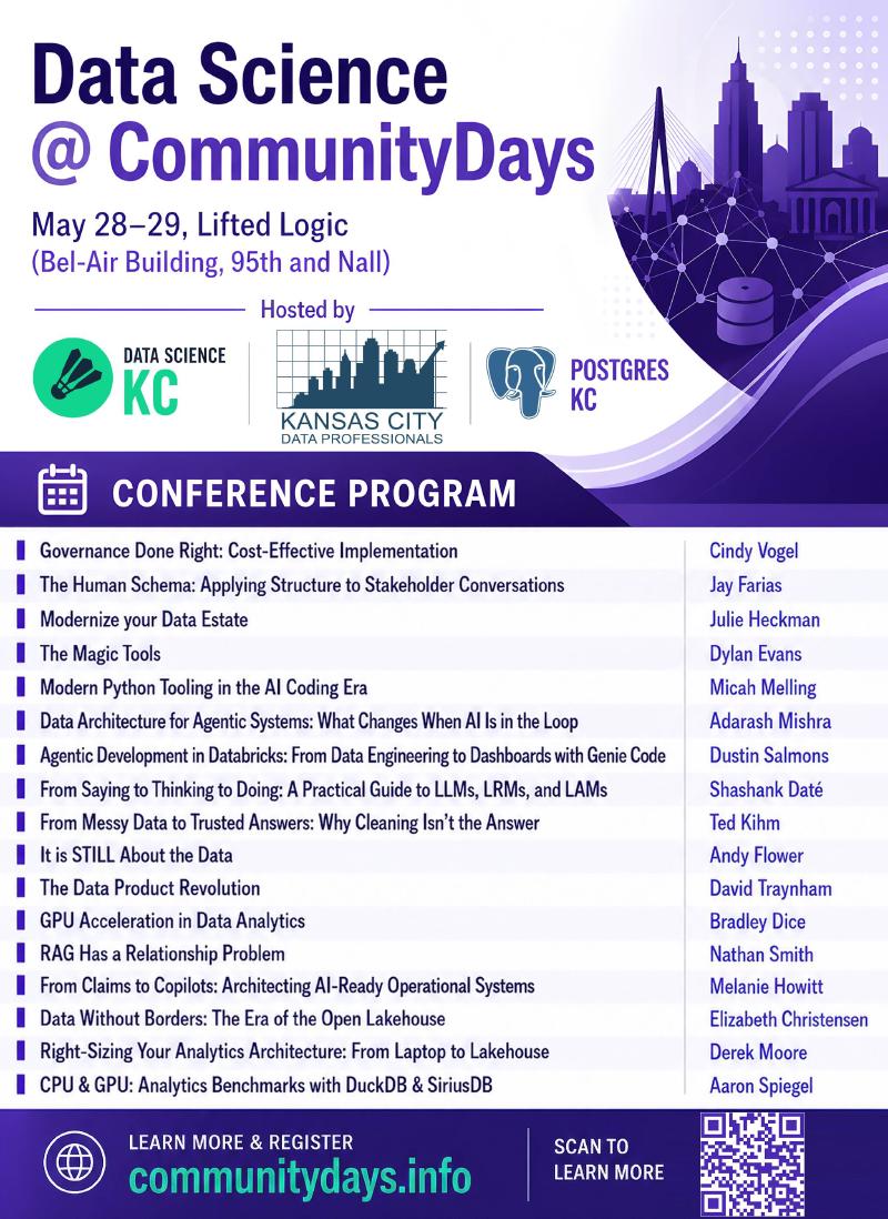 CommunityDays KC 2026 conference program